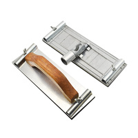 Bloc de ponçage industriel en aluminium pour bricolage 230x80mm, avec pince en acier zingué EVA T6mm et poignée ergonomique T1.0mm