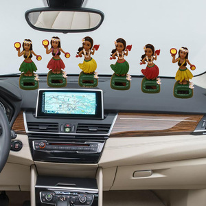 Muñecas de columpio Solar para chica, juguetes de baile con energía Solar de Hawalian para decoración de salpicadero de coche, gran oferta, novedad de <span class=keywords><strong>2022</strong></span> - Product Image 4
