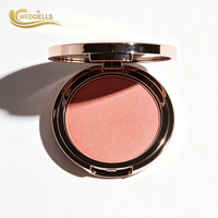 Palette de fards à joues en poudre avec plusieurs teintes, emballage personnalisé pour les détaillants de produits de beauté, fournisseur en gros OEM ODM, prêt à la marque