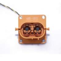 Connecteur de câble haute tension 95mm² 70mm² 50mm² Hvil Ev blindé en cuivre avec isolation PA66, connexion interverrouillable 23A-500A