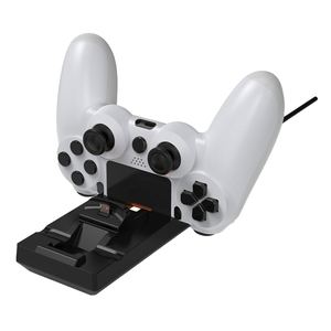 Giá rẻ 2 trong 1 ABS mini sạc Dock HUB cho P4 Gamepad không dây kép Trạm Sạc cho P4 trò chơi điều khiển chơi game Phụ kiện - Product Image 4