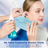 Nettoyeur d'oreilles à usage domestique, machine de qualité médicale, kit de nettoyage d'oreilles pour la maison et la voiture, avec eau de rinçage, outil d'élimination du cérumen