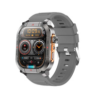 Reloj inteligente HK84 para deportes al aire libre con GPS y pantalla AMOLED, rastreador de actividad física, llamada BT, brújula de altitud, linterna para hombres y mujeres