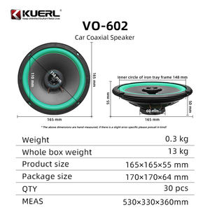 Altavoz Coaxial para Auto de 2 Vías <span class=keywords><strong>y</strong></span> Doble Cono de 4/5/6.5 Pulgadas con Tweeter, Buen Sonido, Precio de Mayoreo - Product Image 5