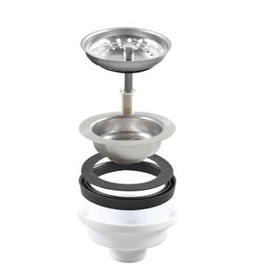 WaiiHO 010 Filtro de Desagüe para Fregadero de Cocina, Cesta Coladora de Acero Inoxidable 304 para Residuos - Product Image 3