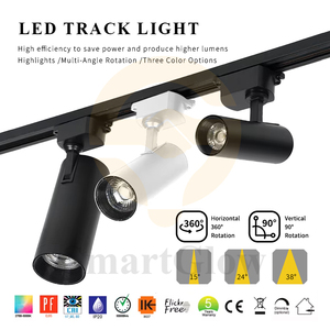 10W 20W 30W 40W feux de piste commercial maison LED <span class=keywords><strong>éclairage</strong></span> de piste de haute qualité noir blanc COB <span class=keywords><strong>éclairage</strong></span> de piste <span class=keywords><strong>magasin</strong></span> feux de piste - Product Image 2