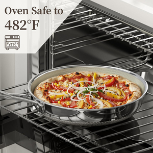 High Quality 3 Layers Stainless Steel Saute <b>Pan</b> Triply Stainless Steel Frying <b>Pan</b> <b>Set</b> - Product Image 4