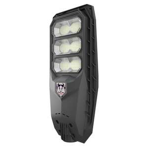 مصباح شارع شمسي خارجي IP65 مقاوم للماء عالي اللومينز مع عمود يعمل بالطاقة الشمسية - Product Image 2