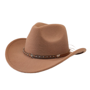 <b>Western</b> Cowboy Party <b>Hat</b> Felt Cowgirl <b>Hat</b> Costume Fancy Dress Festival Birthday Custom Logo Wholesale OEM ODM Supplier Premium H - Product Image 3
