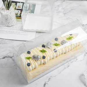 Portable Long <strong>Towel</strong> Roll Bottom Support <strong>Box</strong> for Cake Pop <strong>Box</strong> Packing <strong>Box</strong> Cake Transparent Carton Pet Food Grade Plastic 350G - Product Image 1