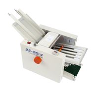 Machine à plier le papier portable ZE-8B/4 ZE-8B/2 ZE-9B/4 ZE-9B/2, machine à plier le papier entièrement automatique et continue pour l'instruction des manuels