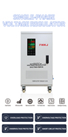 Régulateur de tension automatique monophasé 15 kVA SVC/TND-15KVA, armoire sur pied, écran LCD, 220 V, haute précision