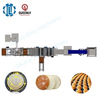 Machine à façonner les pains à hamburger électrique automatique en acier inoxydable, grande capacité pour pains à burger, beignets et pains de dîner