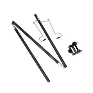 Support de lampe en alliage d'aluminium, léger, pliable, portable, pour camping, pique-nique, montage sur table, mini poteau lumineux, équipement d'extérieur - Product Image 5