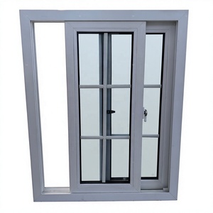 <span class=keywords><strong>Finestra</strong></span> Scorrevole in PVC a <span class=keywords><strong>Doppio</strong></span> <span class=keywords><strong>Vetro</strong></span> Stile Francese, <span class=keywords><strong>Finestra</strong></span> Scorrevole Insonorizzata con Zanzariera in Fibra di <span class=keywords><strong>Vetro</strong></span> per Balcone e Casa - Product Image 1