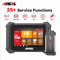 Scanner ANCEL V6 PRO+HD 8 pouces Android 10, prend en charge J1939 J1708 avec 15 fonctions de service pour camions