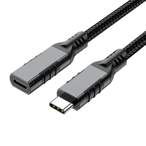 Câble d'extension Xput 4K USB C mâle à femelle USB3.2 10Gbps PD100W Type C câble d'extension pour MacBook <span class=keywords><strong>Pro</strong></span> Xiaomi <span class=keywords><strong>POCO</strong></span> <span class=keywords><strong>X3</strong></span> - Product Image 6