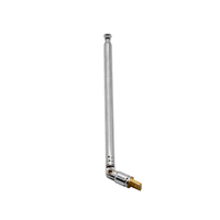 Mini antenne télescopique radio FM portable en aluminium pour radio UHF Custom Vertical Wavelink 630mm LE200 50W