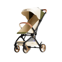 Poussette de voyage pour bébé Weilebao Chine, haute qualité, alliage d'aluminium léger, petite taille, capacité de charge de 15 kg, pour avion