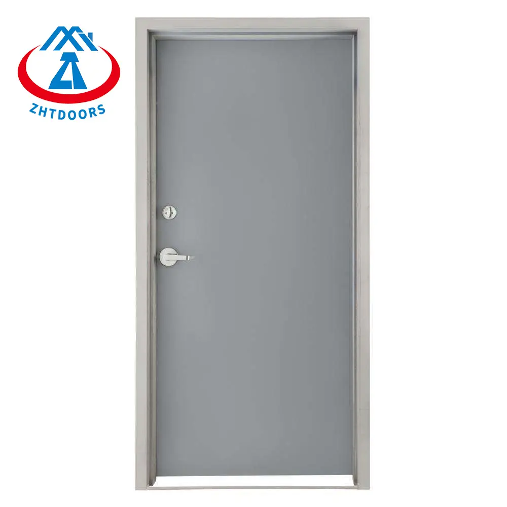 ZHTdoors factory wholesale ull fire door certificated Metal Security Steel fireproof Door