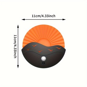 Nordic LED <b>Wall</b> Lamp Creative <b>Wall</b> Sconce Acrylic Lampshade for Bedroom Stairway <b>Wall</b> <b>Light</b> LED Bedside Decorative Lamp - Product Image 4