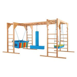 Équipement d'entraînement sensoriel intérieur/extérieur, jouet balançoire <span class=keywords><strong>suspendu</strong></span> pour l'éducation précoce avec câble aérien rotatif pour l'école et la maison - Product Image 5