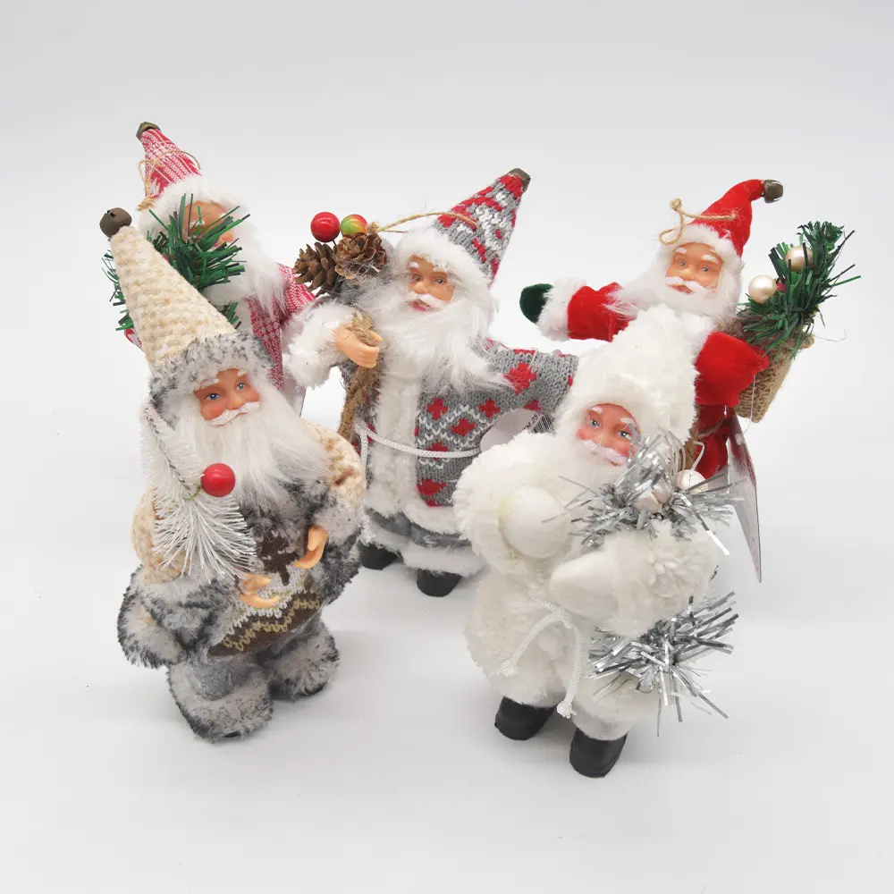 Kerstversiering Santa Claus Pluche Speelgoed Simulatie Santa Claus Oude Man Decoratie Pop
