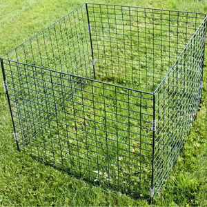 Composteur en treillis métallique pour feuilles de jardin - Product Image 1