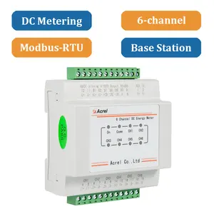 Stazione di telecomunicazione Kwh monitoraggio Din Rail Kwh misuratore di energia a corrente continua Multi-canali di vendita diretta in fabbrica