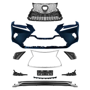 For NX 2018 Sport Bodykit Modification <b>Set</b> ABS Front & Rear Bumper Assembly Exhaust Cut-Outs Position-New Condition NX New - Product Image 1