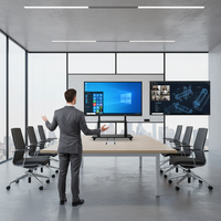 Интерактивная доска 4K UHD 110 дюймов с Windows и 20-точечным сенсорным управлением для классов и офисов, напрямую от производителя