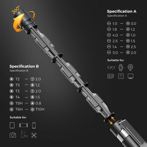 UFTOOLS industriale DIY 13-in-1 Multi-funzione <span class=keywords><strong>cacciavite</strong></span> penna <span class=keywords><strong>a</strong></span> sfera Logo personalizzato <span class=keywords><strong>bussola</strong></span> torcia per telefono stilo - Product Image 3