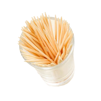 Prix usine emballage en vrac bois cure-dents biodégradable bambou cure-dents f100 % bambou naturel jetable nettoyage des dents en boîte