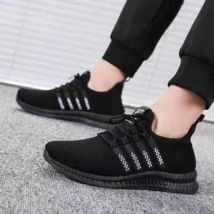 Zapatillas de running y caminar casuales para hombre con forro de algodón, a la moda, color negro, para primavera y otoño, estilo urbano. - Product Image 3