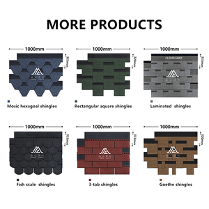 Tejas Asfálticas de Una Sola Capa de Primera Calidad, Resistentes, Personalizadas en Fábrica, <span class=keywords><strong>Colores</strong></span> de Diseño, Tipo Presidencial - Product Image 5
