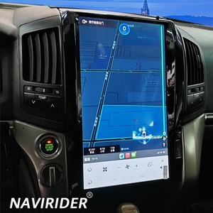 เครื่องเล่นมัลติมีเดียในรถยนต์ขนาด 16 นิ้ว สำหรับ Toyota Land Cruiser LC200 ปี 2008-2015 รองรับ CarPlay ระบบนำทาง GPS วิทยุ Qualcomm หน่วยความจำ 128GB หน้าจอแนวตั้ง - Product Image 1