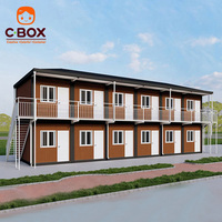 Cbox – Logement modulaire préfabriqué pour personnel, dortoirs et camps de travail, maison conteneur multi-modules à assembler