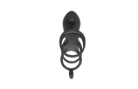 Anneau de pénis pour homme à double verrouillage, télécommande sans fil, 10 fréquences, succion, léchage, vibration, anneau de prostate masculin, préservatif