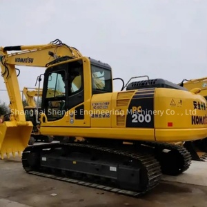 Excavadora Usada Komatsu PC200 en Buen Estado, Equipo de Movimiento de Tierras para Construcción, Komatsu PC 200 220 300, Excavadora a Bajo Precio - Product Image 3