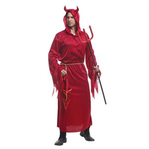 4ourcostumes Disfraz de Diablo Satánico para Hombre, Color Rojo, para Fiesta de Halloween, Cosplay, 4ourcostumes - Product Image 5