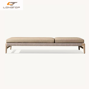 Popular Villa de lujo <span class=keywords><strong>terraza</strong></span> sofá cama muebles de Patio al aire libre Hotel Exterior playa piscina teca <span class=keywords><strong>tumbona</strong></span> impermeable Silla de salón - Product Image 5