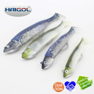 บริการแม่พิมพ์ใหม่เหยื่อตกปลาแบบนุ่ม,เหยื่อหนอนไร้ขอบเหยื่อปลอมแบบมือเท - Product Image 2