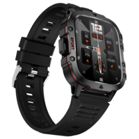 Sport Smartwatch QX11 1.96 pouces AI Assistant vocal longue endurance boîtier solide pression d'oxygène sanguin surveillance du sommeil