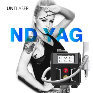 Laser Mini nd yag pico laser kedua untuk mesin penghilang tato alis nd yag penggunaan rumahan