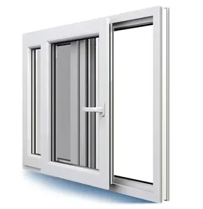 <span class=keywords><strong>Ventanas</strong></span> Corredizas <span class=keywords><strong>de</strong></span> <span class=keywords><strong>PVC</strong></span> al por Mayor, Vidrio Doble, <span class=keywords><strong>Ventanas</strong></span> <span class=keywords><strong>de</strong></span> Impacto Resistentes a Huracanes <span class=keywords><strong>de</strong></span> UPVC, Directamente <span class=keywords><strong>de</strong></span> Fábrica - Product Image 2