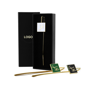 Marcadores de Libros Metálicos Personalizados al por Mayor, de Latón, con Diseño Coránico, para Ramadán, con Esmalte y Corte a Troquel, en Árabe - Product Image 1