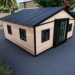 บ้านคอนเทนเนอร์หรูหราแบบขยายได้ 2 ห้องนอน 1 ห้องน้ำ สำนักงานสำเร็จรูป บ้านพักอาศัย อพาร์ทเมนต์ โรงแรม วิลล่า ผนังแซนวิช - Product Image 2