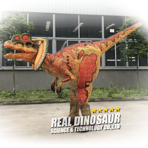 Costume de dinosaure Dilophosaurus robotisé à pattes cachées pour spectacle sur scène, utilisation en <span class=keywords><strong>parc</strong></span> d'aventure en intérieur/extérieur - Product Image 2