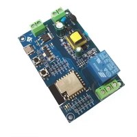 Modul Relay Satu Kanal WIFI BLE Bertenaga AC/DC Papan Pengembangan ESP32-C3/ESP-C3-12F