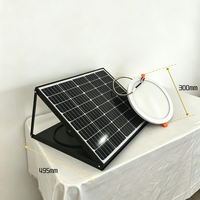 Panneaux solaires LED pour puits de lumière, 2 pièces de 300 mm, avec capteur radar, éclairage de plafond pour intérieur, maison et bureau, économie d'énergie